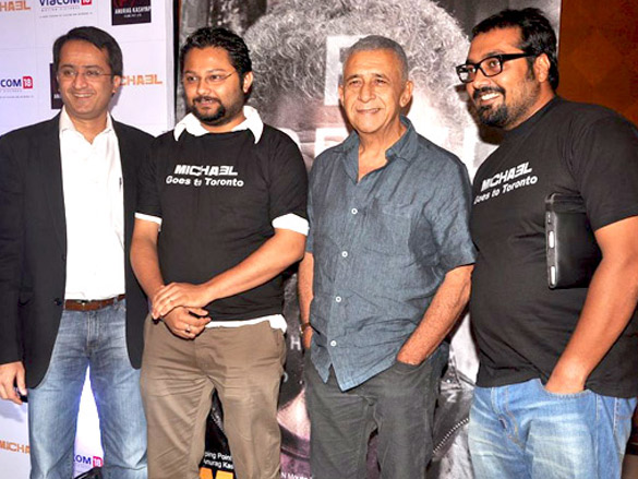naseruddin and anurag at michael movie first look launch 2