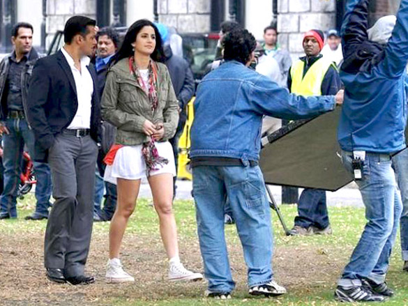 on the sets of ek tha tiger 13