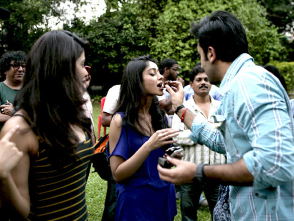 on the sets of barfee 6