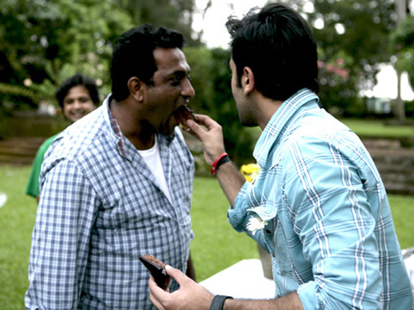 on the sets of barfee 7