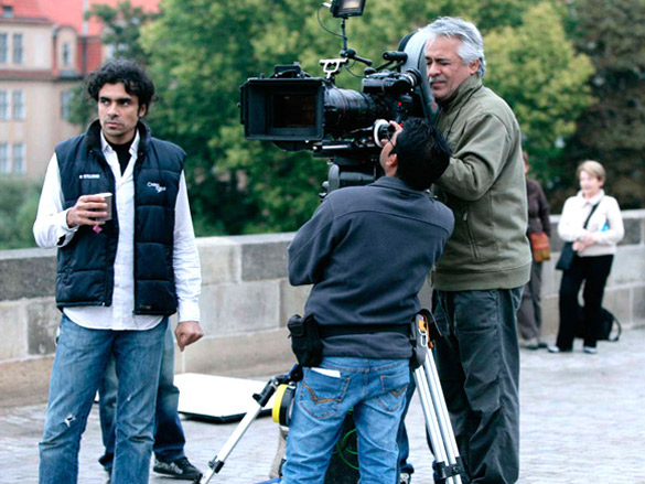 on the sets of rockstar 35