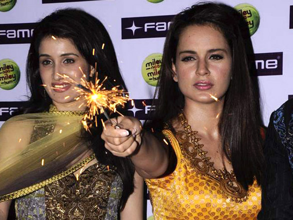 kangna at diwali celebrations to promote miley naa miley hum 6