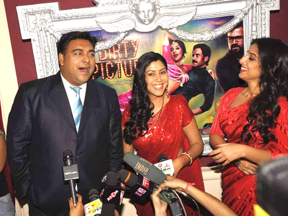 vidya balan on the sets of bade acchey lagtey hain 2