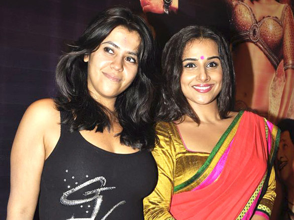 vidya balan and ekta at the dirty picture success media meet 6