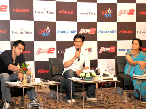 shahrukh khan promotes his film don 2 in nagpur 2