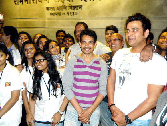 cast of chaalis chauraasi at ramnarain ruia college 6