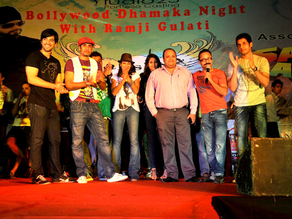 sadda adda starcast at rithumbara to promote their film on chrismas eve 2