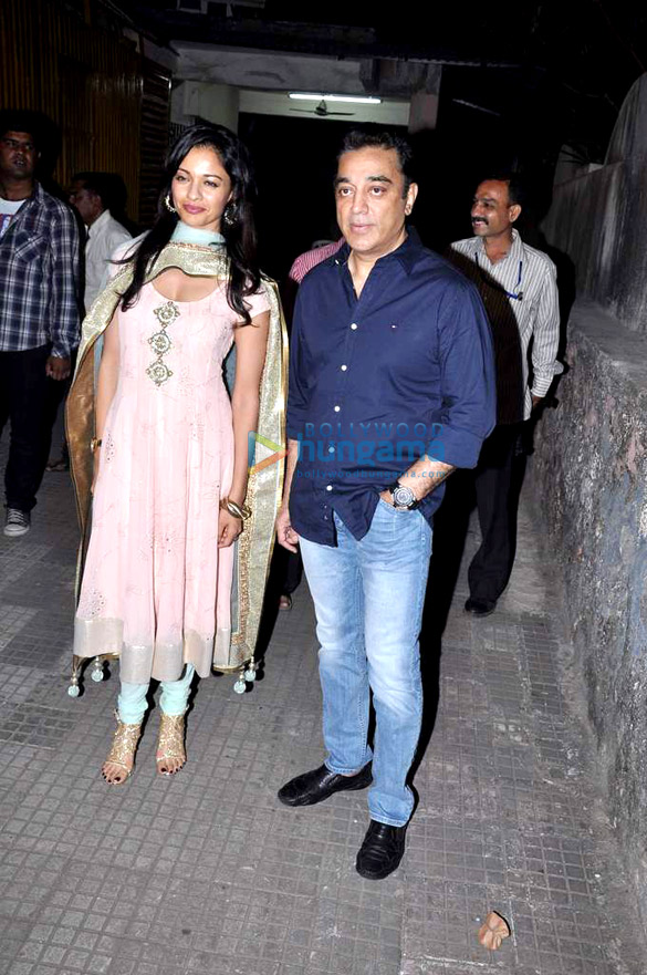 salman khan rekha at vishwaroops screening 5