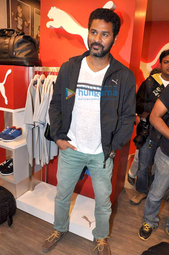 prabhu dheva promotes abcd any body can dance at puma store 5
