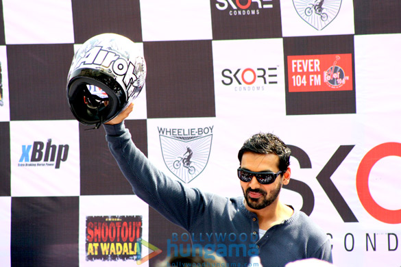 promotions of shootout at wadala at a bike rally 6