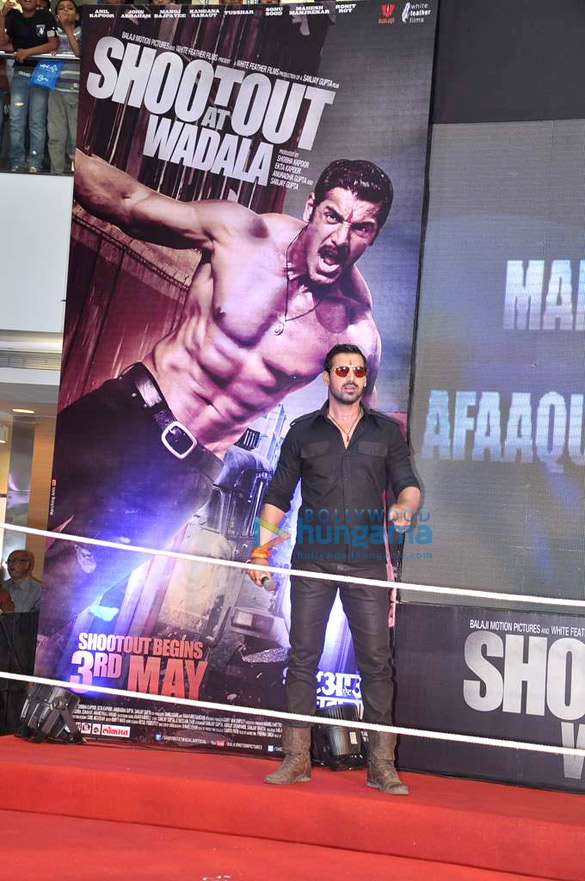 john anil tusshar promote shootout at wadala at infinity mall malad 7