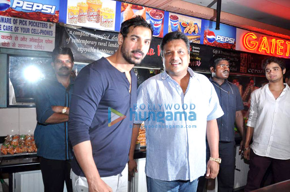john abraham promotes shootout at wadala at gaiety 2