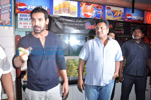 john abraham promotes shootout at wadala at gaiety 3
