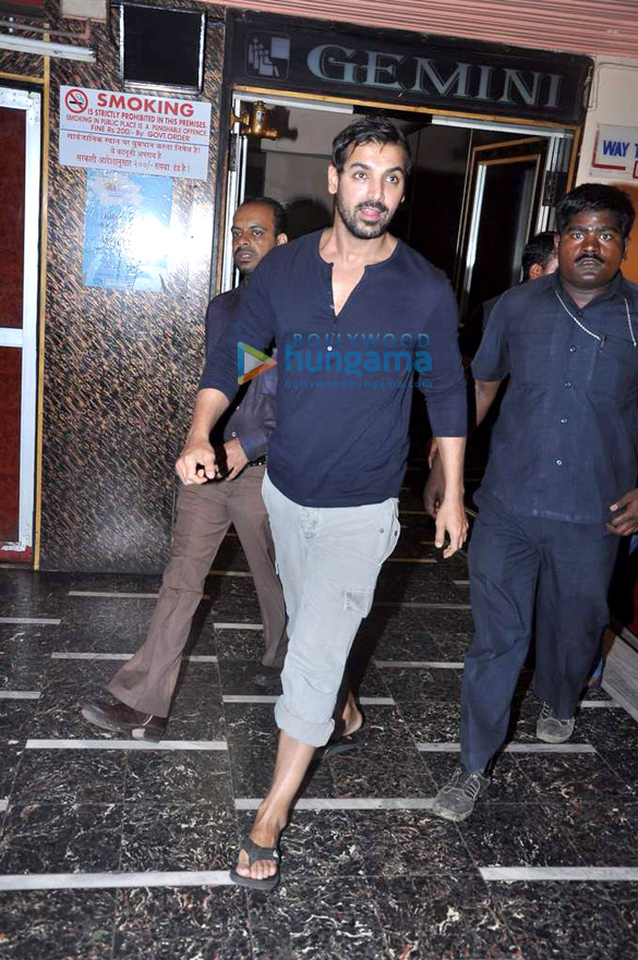 john abraham promotes shootout at wadala at gaiety 7