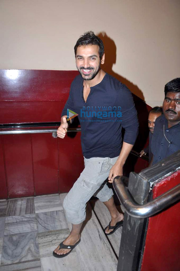 john abraham promotes shootout at wadala at gaiety 8