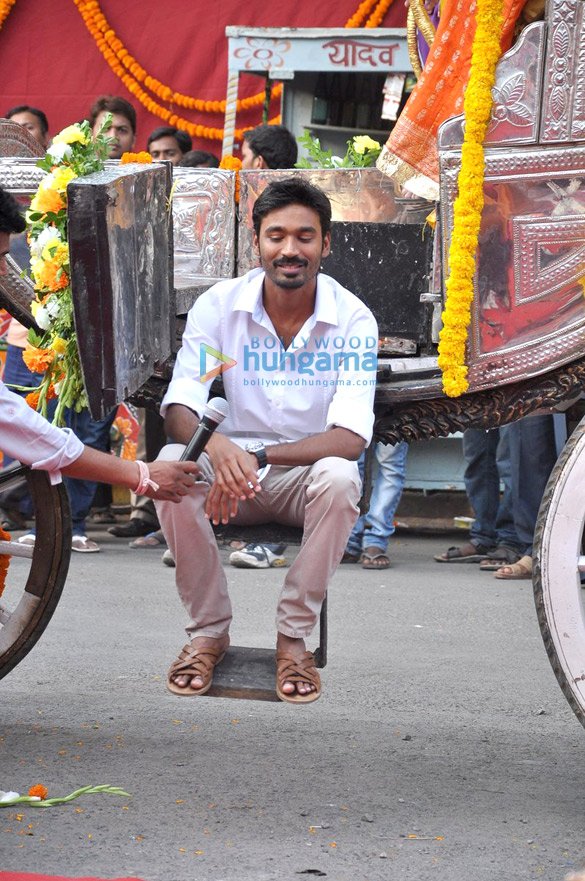 sonam dhanush at the launch of raanjhanaa 7