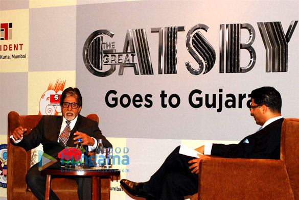 big b at the press conference of the great gatsby in gujarat 4