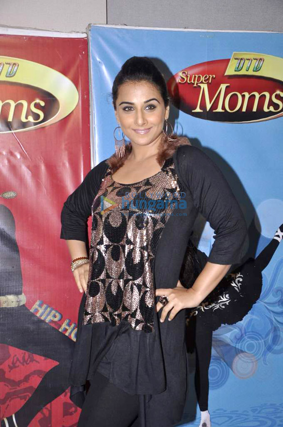 vidya balan promotes ghanchakkar on the sets of did super moms 8