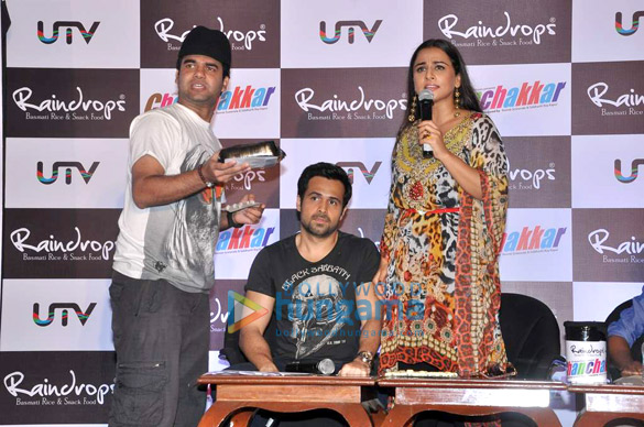 vidya emraan at the promotion of ghanchakkar 3