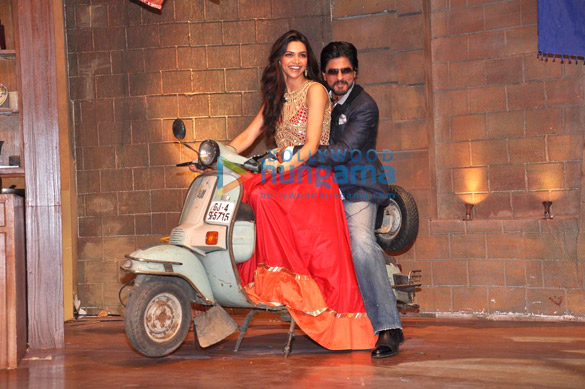 shahrukh deepika promote chennai express on comedy nights with kapil 4