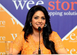 Sridevi chosen as the brand ambassador for Wee Stores Sridevi chosen as the brand ambassador for Wee Stores