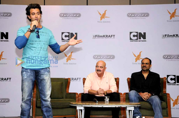 hrithik roshan at the launch of kid krrish 4
