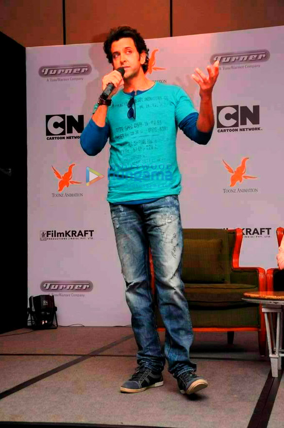 hrithik roshan at the launch of kid krrish 5
