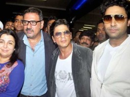 SRK-Farah-Abhishek Return From Dubai