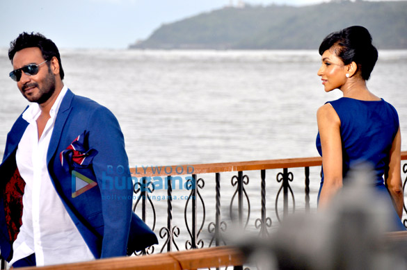 chandi perera shoots an ad with ajay devgn 3