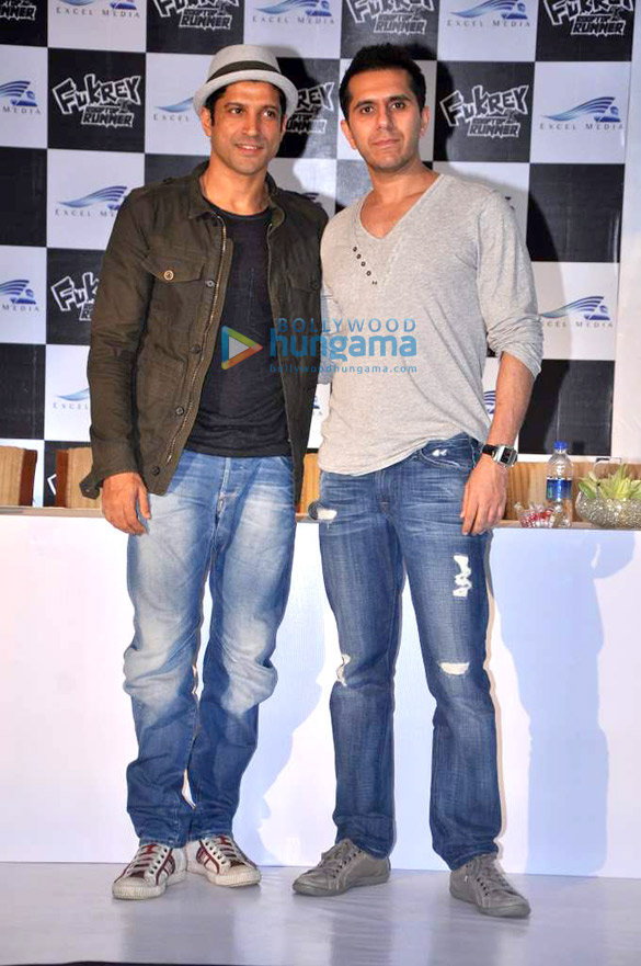 farhan akhtar launches fukrey game 6