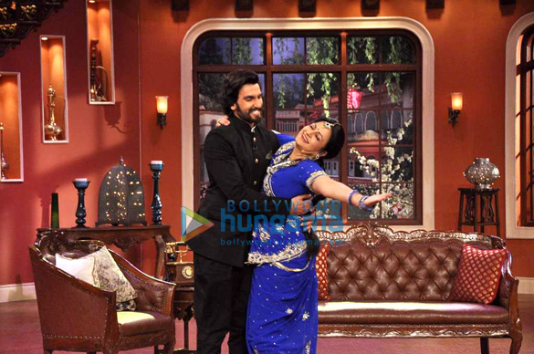 deepika ranveer on the sets of comedy nights with kapil 6