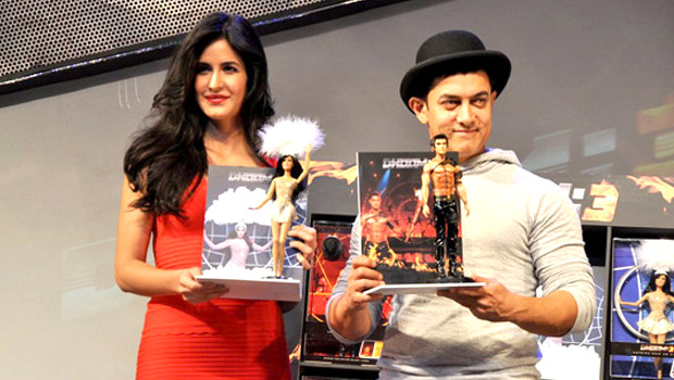 Aamir – Katrina Unveil ‘Dhoom 3’ Merchandise