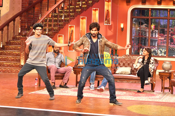 promotion of r rajkumar on comedy nights with kapil 8
