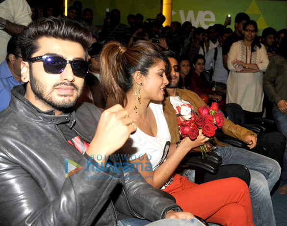 cast of gunday promote their film at welingkars institute and vidyalankar institute 5