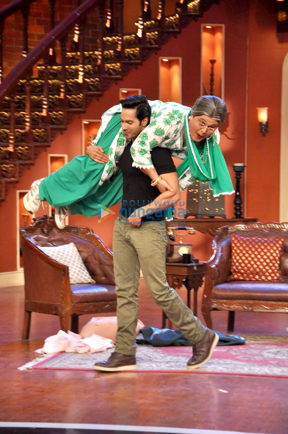 promotion of film main tera hero on comedy nights with kapil 6