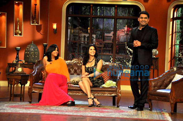 sunny leone ekta kapoor promote ragini mms 2 on comedy night with kapil 3