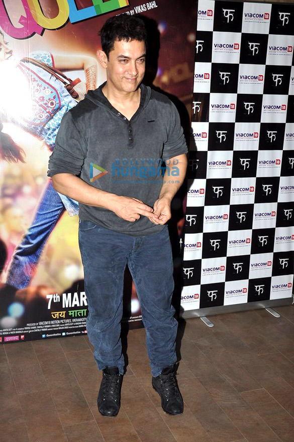 aamir khan at the special screening of queen 9