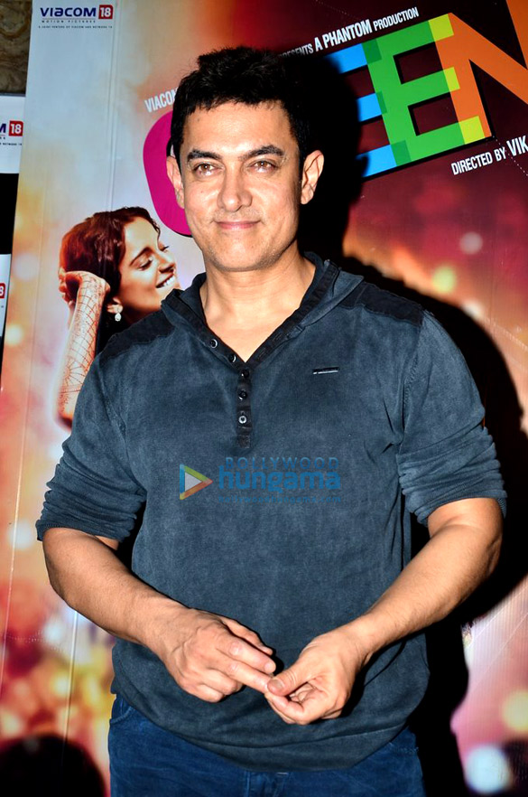aamir khan at the special screening of queen 4