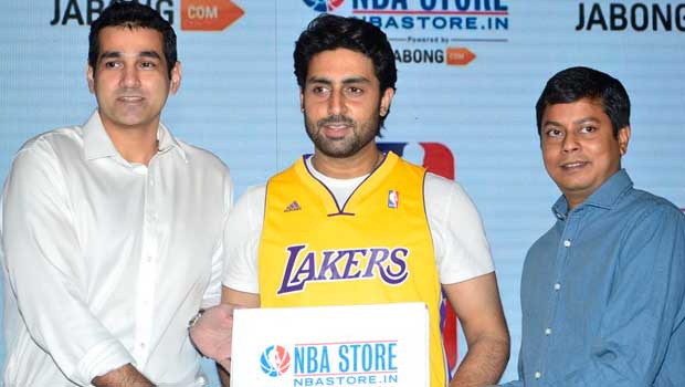 Abhishek Bachchan Launches ‘1st NBA Online Store In India’
