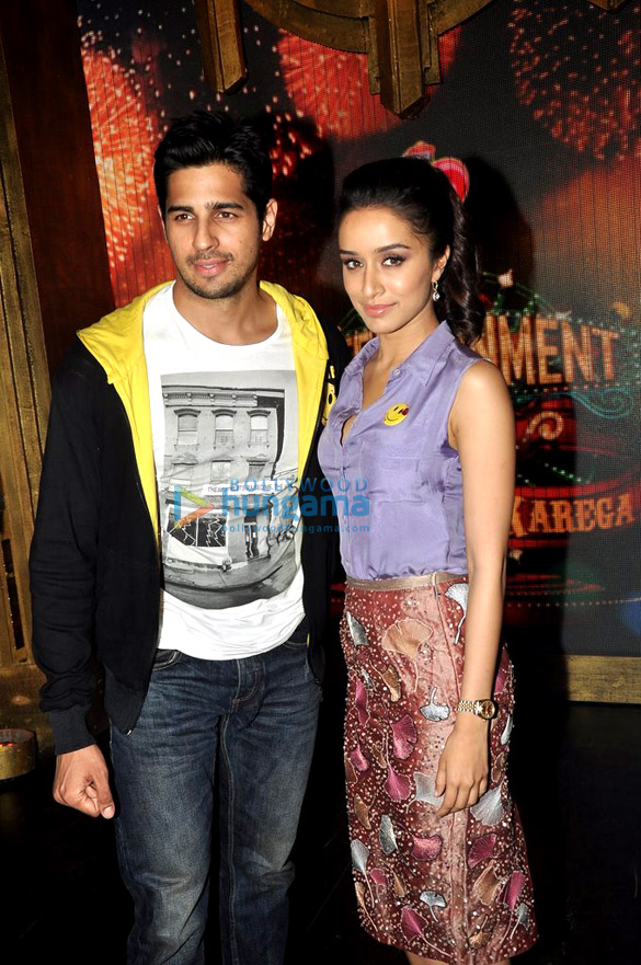 promotion of ek villain on entertainment ke liye kuch bhi karega 4