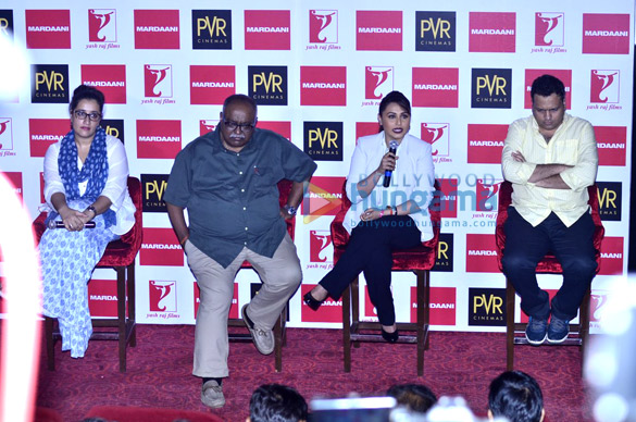 rani mukerji launches the mardaani anthem 3