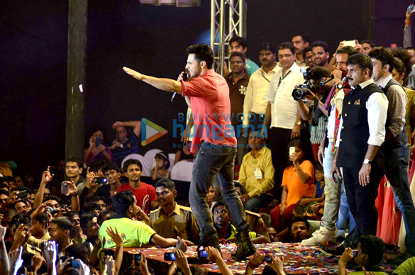 ajay rohit varun at sankalp dahi handi celebration 8