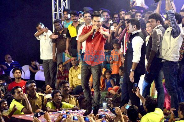 ajay rohit varun at sankalp dahi handi celebration 7