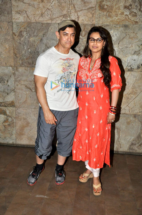 aamir khan at the special screening of mardaani 5