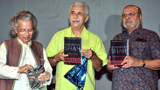 Naseeruddin Shah At The Launch Of His Autobiography And Then One Day: A Memoir