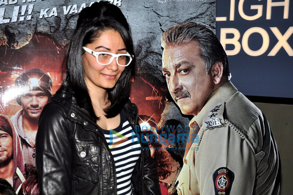 manyata dutt at the special screening of ungli 6