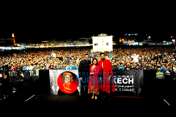 farah khan abhishek bachchan boman irani presented happy new year at the 14th marrakech international film festival 5