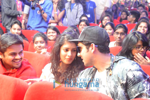 zayed khan tena desai promote sharafat gayi tel lene at sydenham college fest 3