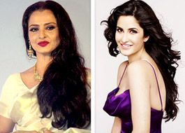 Rekha and Katrina Kaif bond in Kashmir