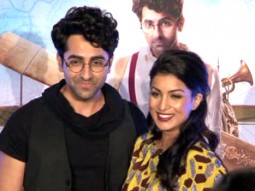 Ayushmann Khurrana – Pallavi Sharda At The First Look Promo Launch Of ‘Hawaizaada’